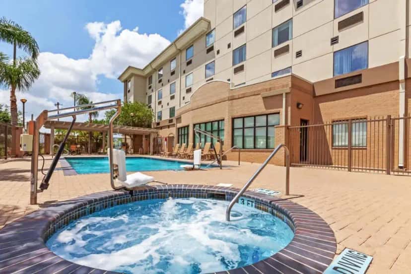 In-room hot tub at Holiday Inn Express & Suites Pharr, an IHG hotel in Pharr, TX
