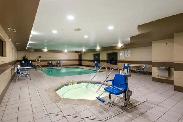 Shared indoor hot tub