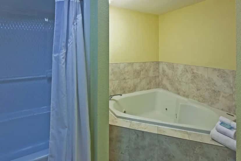 In-room hot tub at Holiday Inn Express Ringgold (Chattanooga Area), an IHG hotel in Ringgold, GA