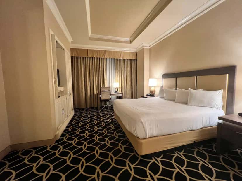 In-room jacuzzi tub at Hollywood Casino St. Louis Hotel in Maryland Heights, MO