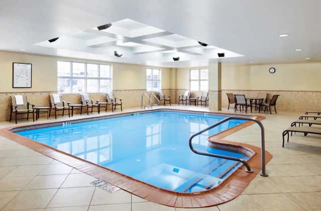 Shared indoor hot tub