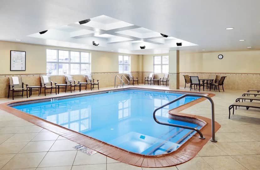 Shared indoor hot tub at Homewood Suites by Hilton Champaign-Urbana