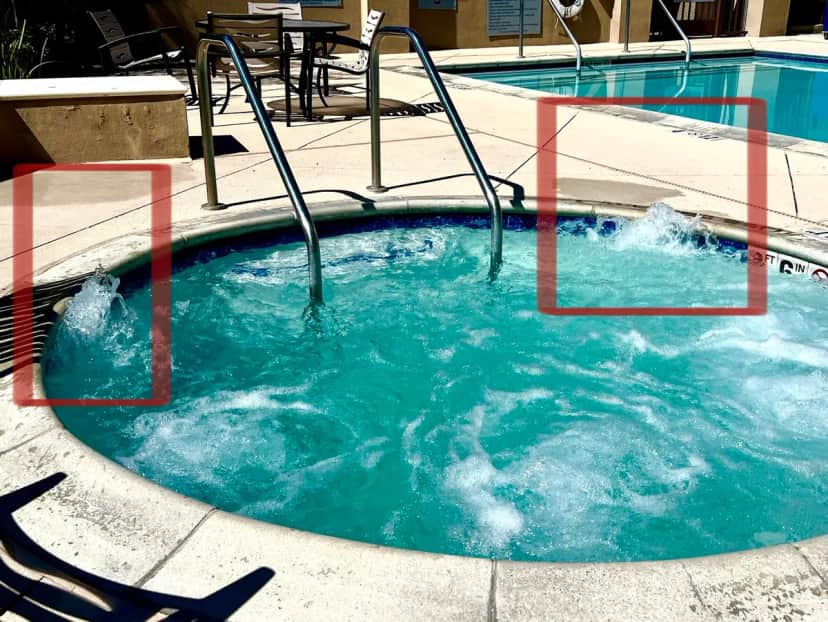 Shared outdoor hot tub at Homewood Suites by Hilton Fresno