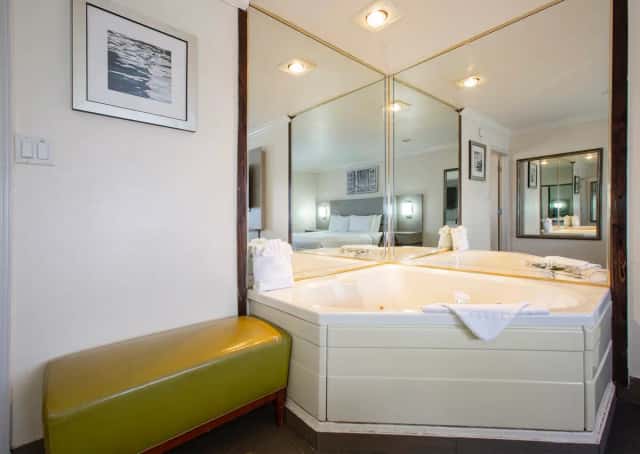 Private in-room hot tub