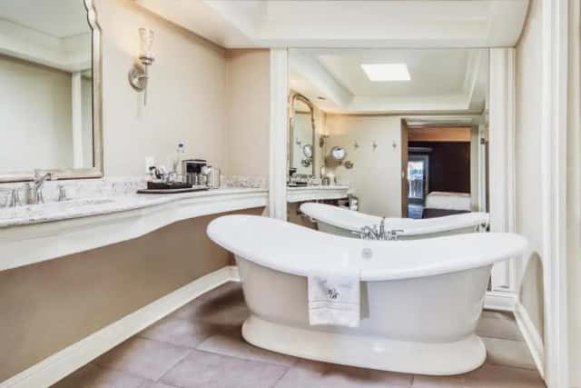 Deep soaking bathtub at Hotel Ballard