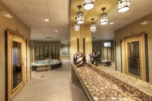 Shared indoor hot tub at Hotel Ballard