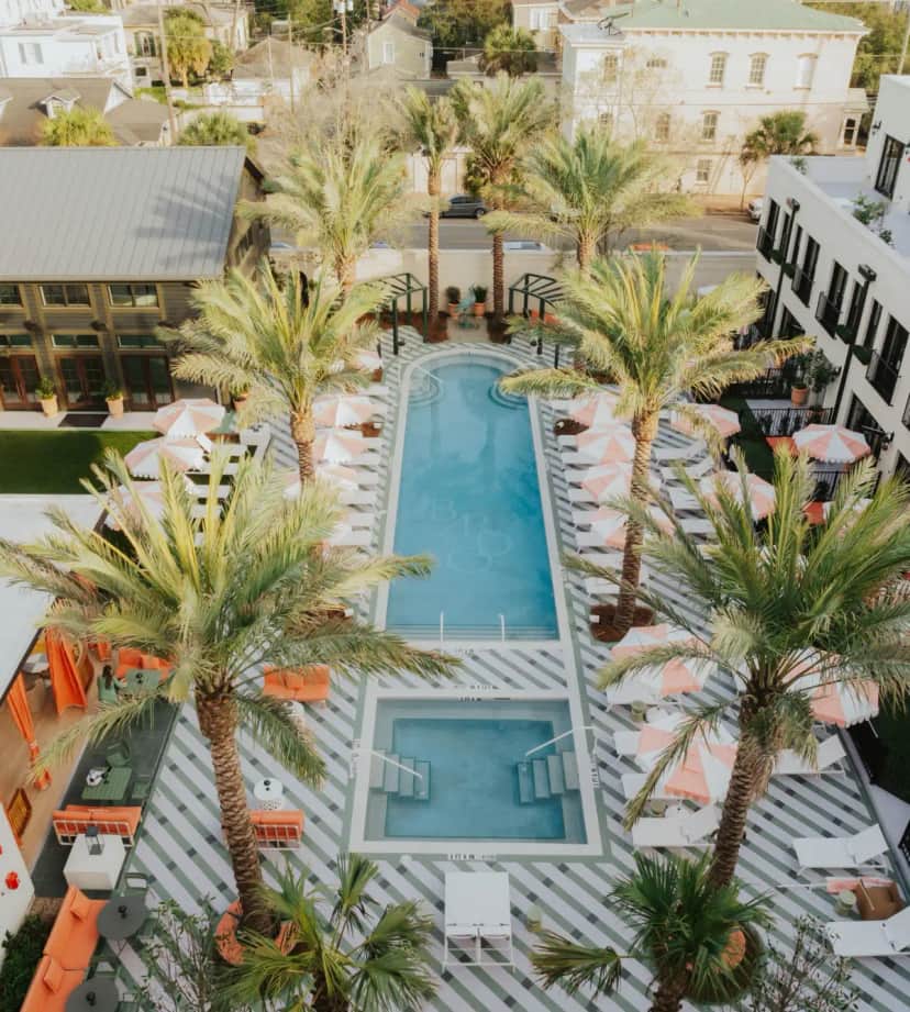 Hotel Bardo Savannah Shared outdoor hot tub
