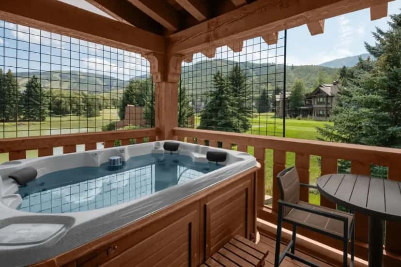 In-room hot tub at Hotel Park City, Autograph Collection in Park City, UT