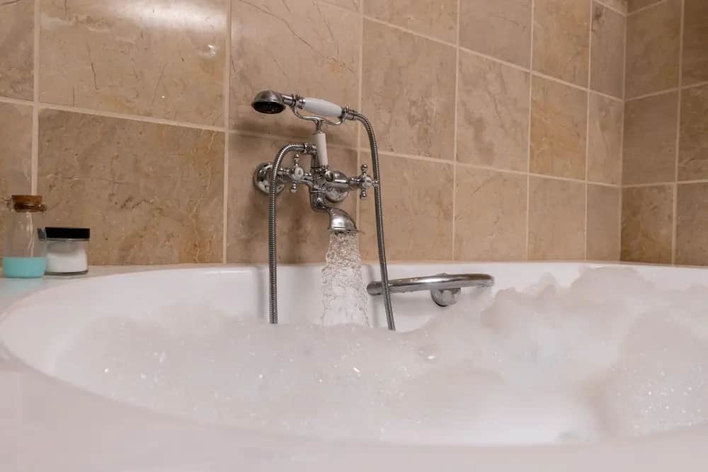 Private in-room jacuzzi tub in the Superior Room, 1 Queen Bed, Balcony at Hotel Teatro