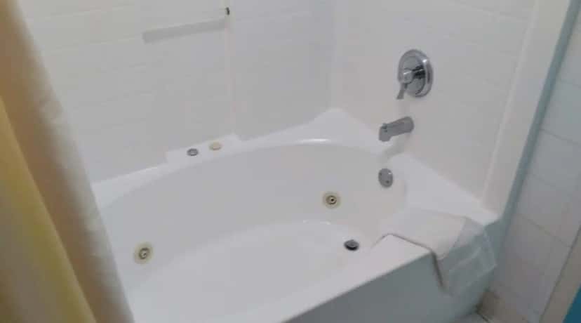 In-room hot tub at Howard Johnson By Wyndham Ocala Fl I-75 in Ocala, FL
