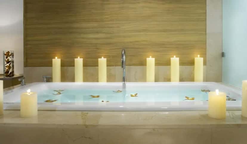 In-room hot tub at Huntley Santa Monica Beach in Santa Monica, CA