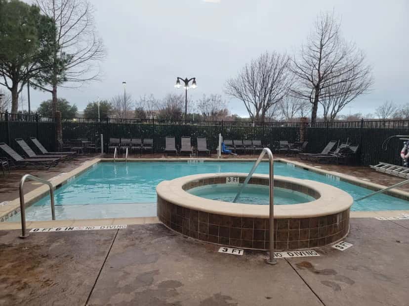 Shared outdoor hot tub at Hyatt Place Dallas/Garland/Richardson in Garland, TX
