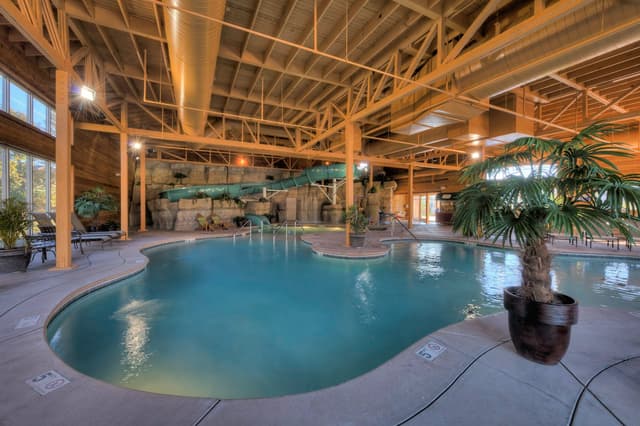 Shared indoor hot tub
