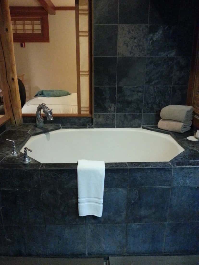 In-room hot tub at Inn at Depot Hill in Capitola, CA