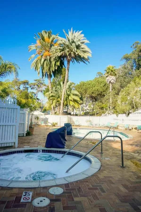 In-room hot tub at Inn at Morro Bay in Morro Bay, CA