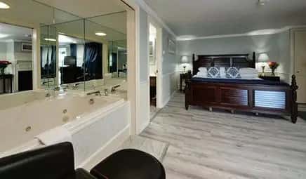 In-room hot tub at Inn at Mystic in Mystic, CT