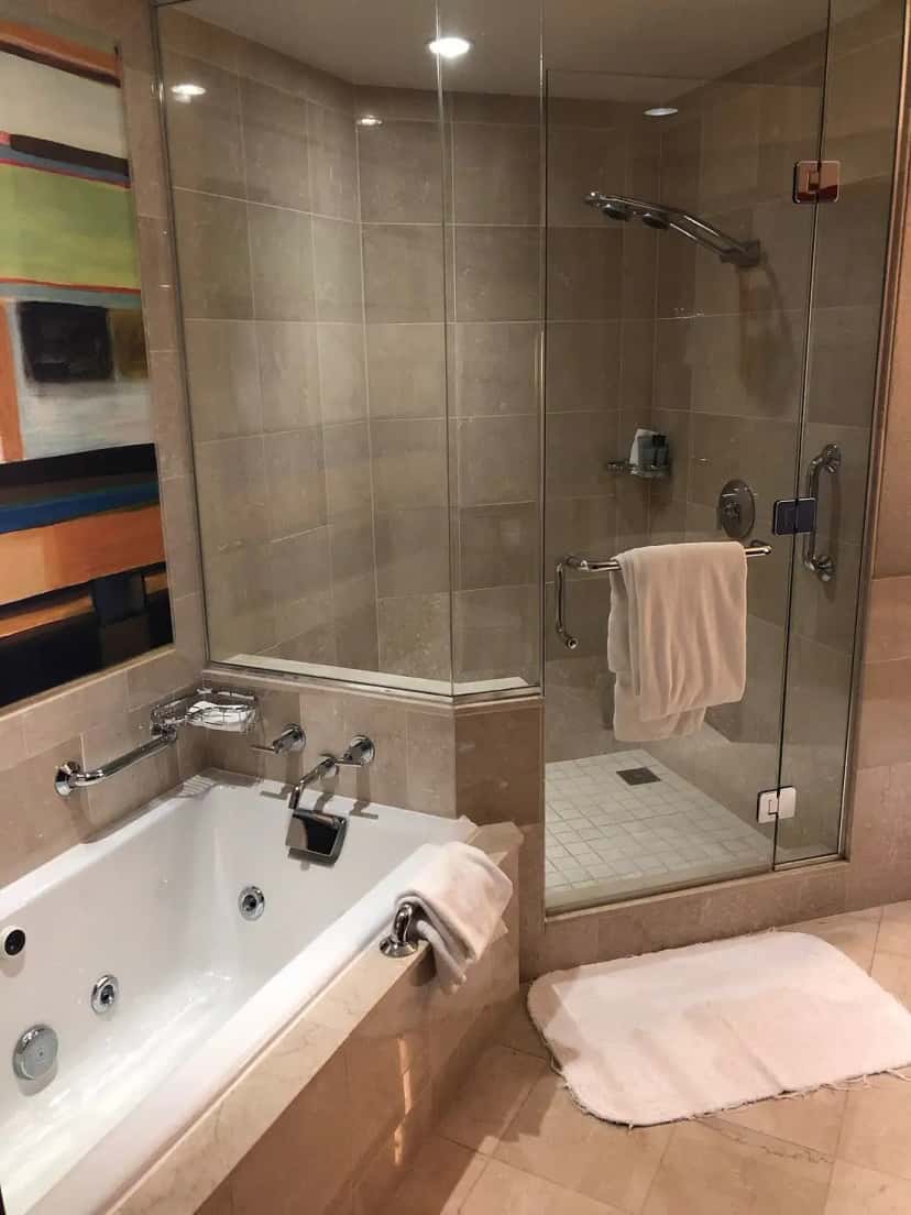 In-room hot tub at JW Marriott Grand Rapids in Grand Rapids, MI