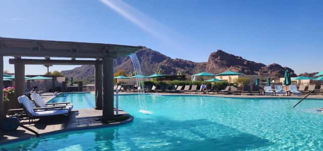 Shared outdoor hot tub