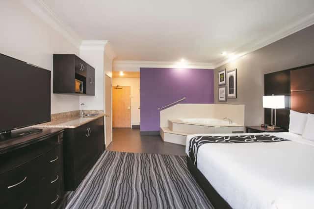 Private in-room hot tub