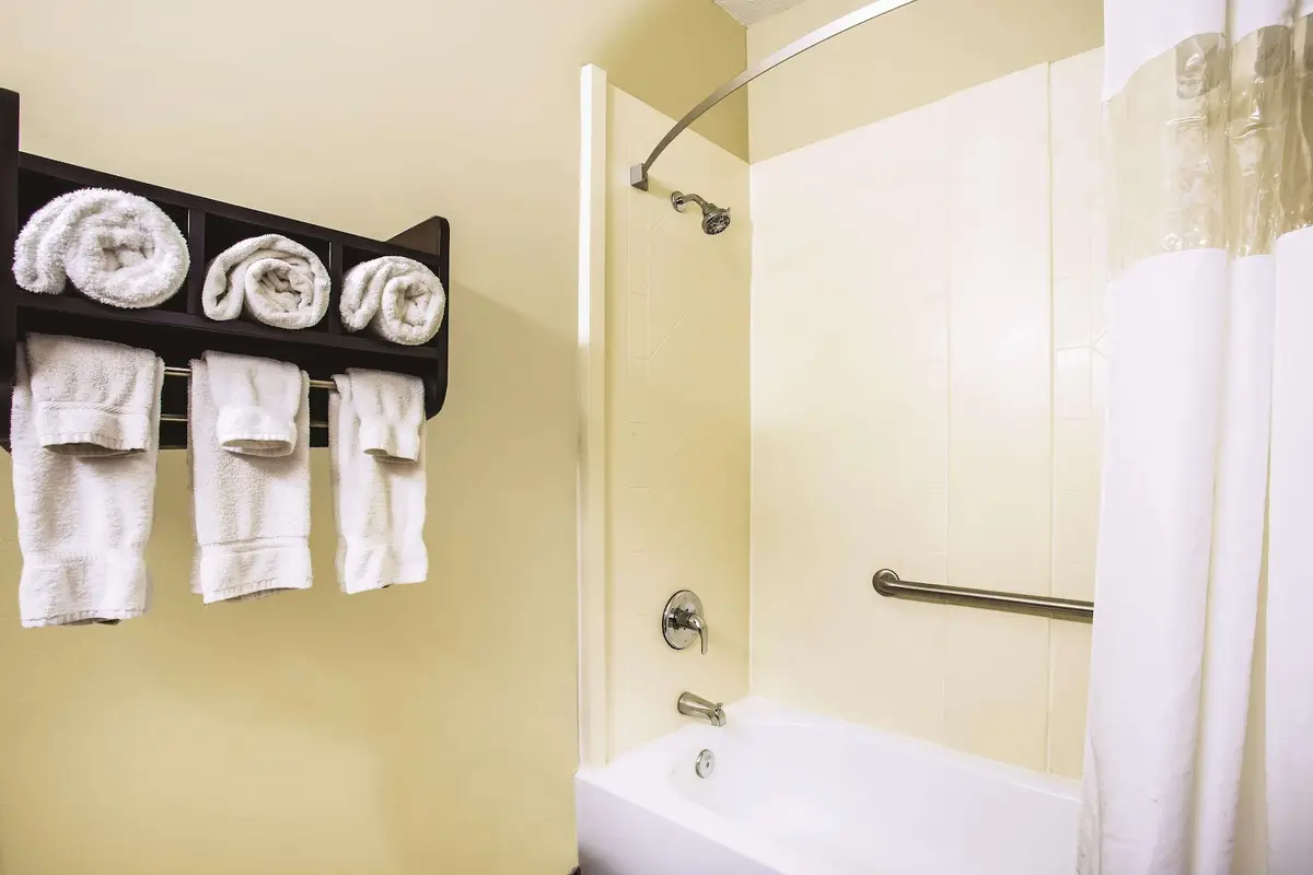 Private in-room jacuzzi at La Quinta Inn & Suites by Wyndham Evansville