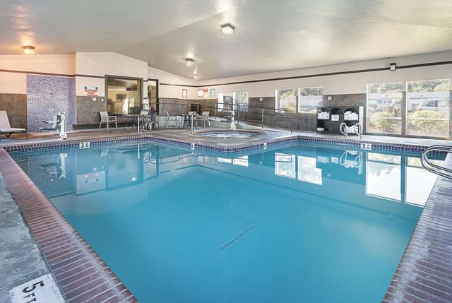Shared indoor hot tub