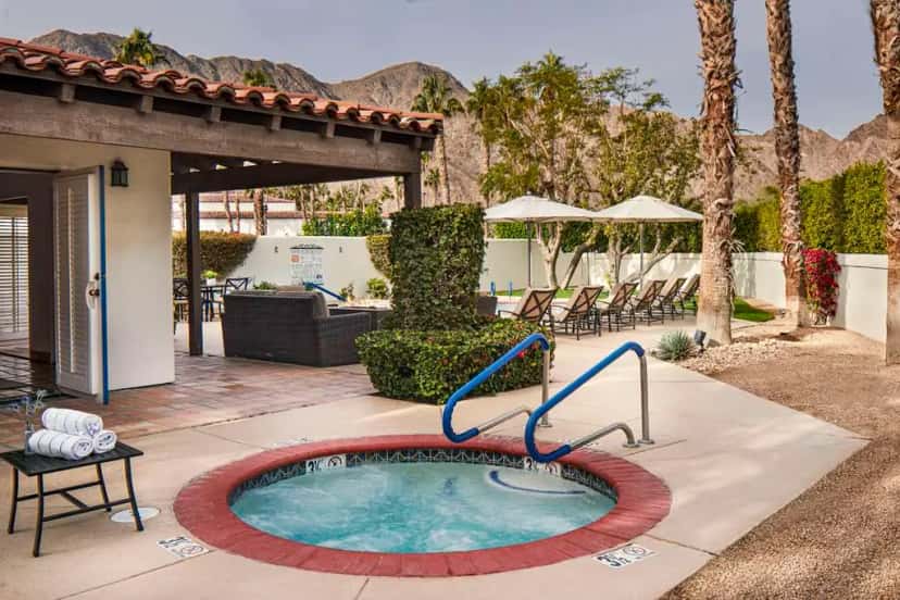 Shared outdoor hot tub at La Quinta Resort & Club, Curio Collection by Hilton in La Quinta, CA