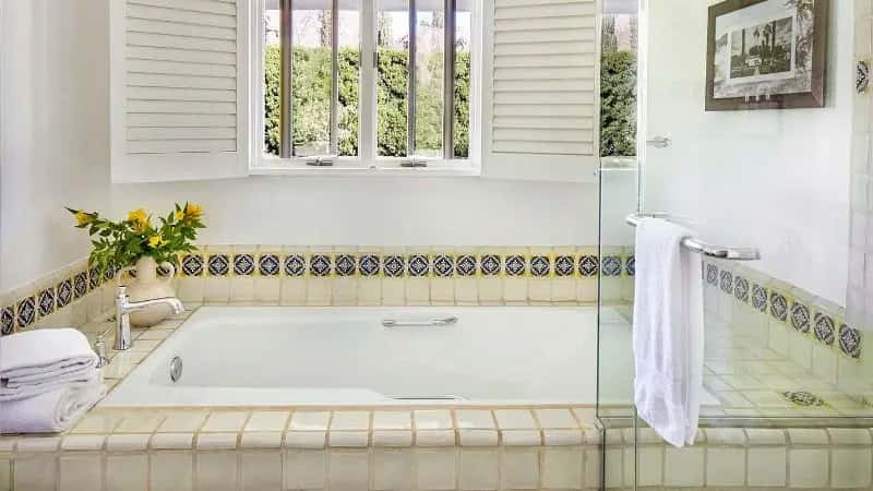 In-room hot tub at La Quinta Resort & Club, Curio Collection by Hilton in La Quinta, CA