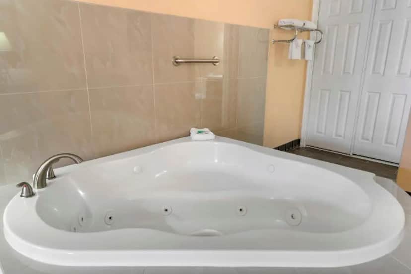 Private in-room jacuzzi tub in the KJS - King Jacuzzi Suites at Lemon Tree Hotel and Suites