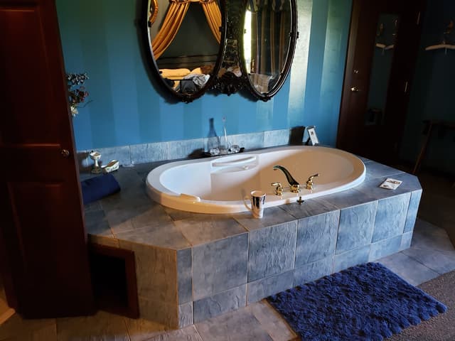Private in-room hot tub