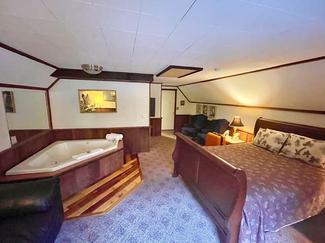 Private in-room hot tub