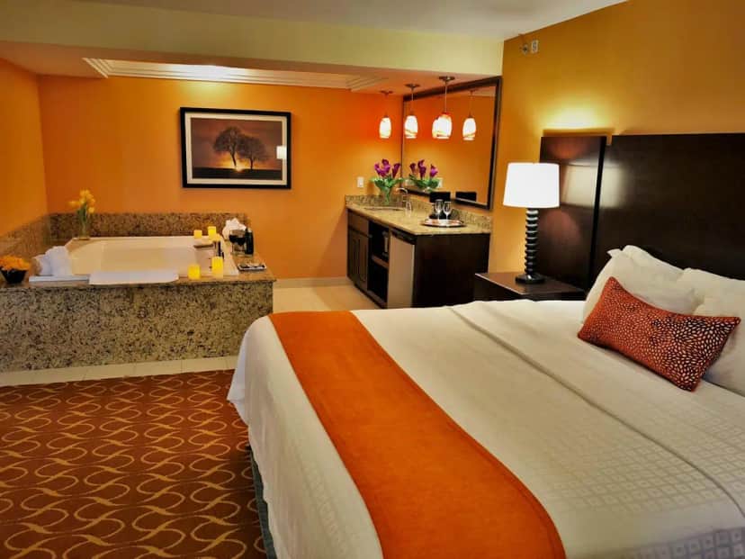 Private in-room jacuzzi tub at Lux Hotel & Spa, Trademark Collection by Wyndham