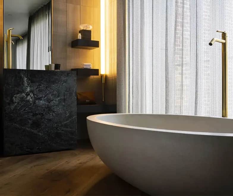 MADE Hotel Deep soaking bathtub