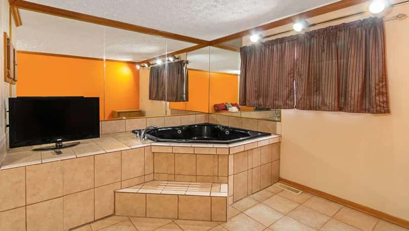 In-room hot tub at Magnuson Hotel Extended Stay Canton Ohio in Canton, OH