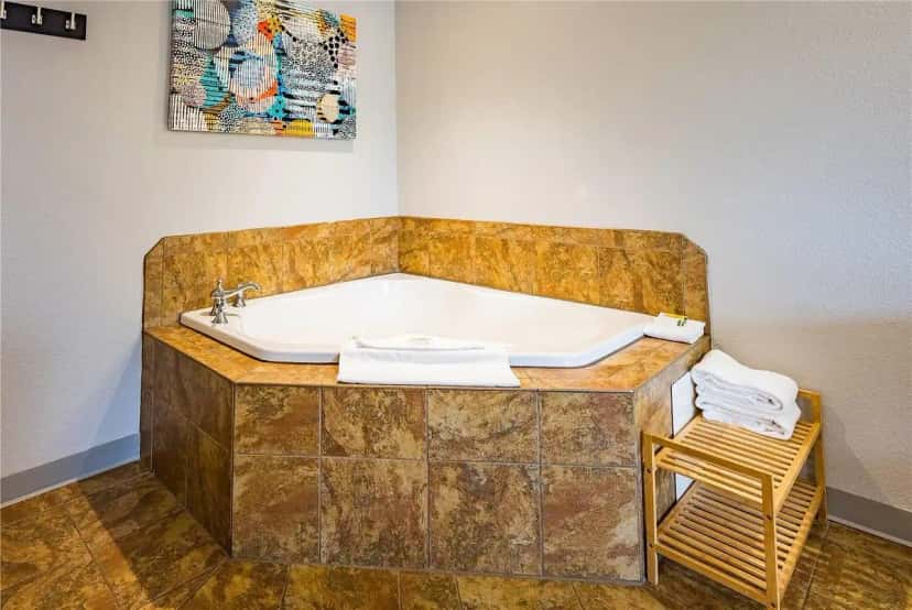 In-room hot tub at Microtel Inn & Suites by Wyndham Cheyenne in Cheyenne, WY