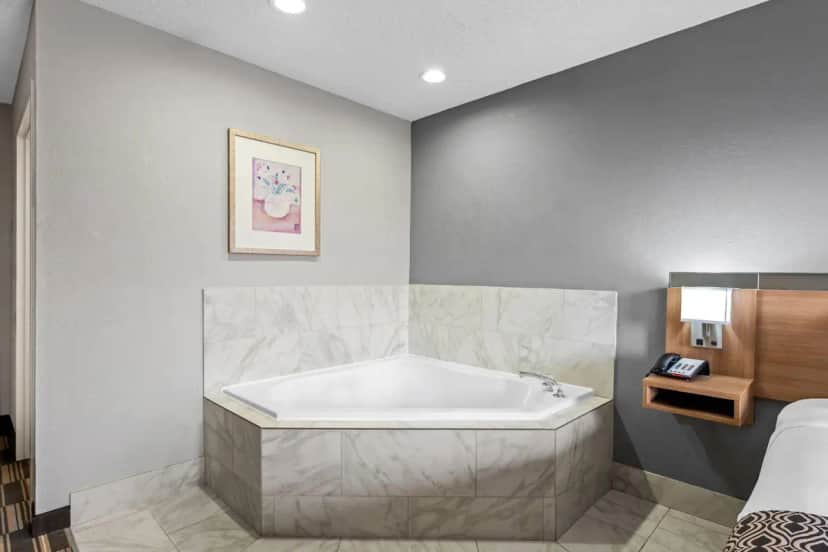 Private in-room jacuzzi at Microtel Inn & Suites by Wyndham Statesville