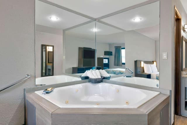 Private in-room hot tub