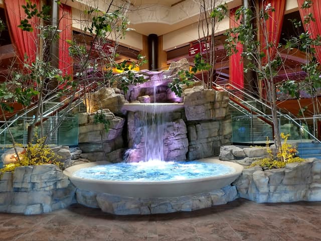 Shared indoor hot tub