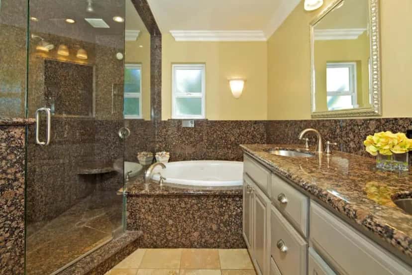 In-room hot tub at Ocean Palms Beach Resort in Carlsbad, CA