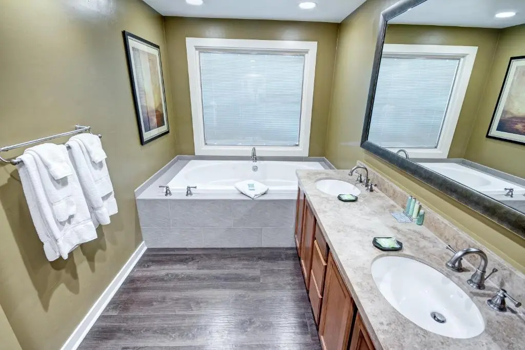 Private in-room jacuzzi tub in the One-Bedroom Suite at Orange Tree Resort