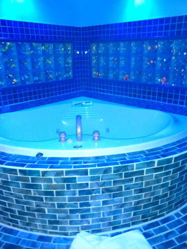 Shared indoor hot tub