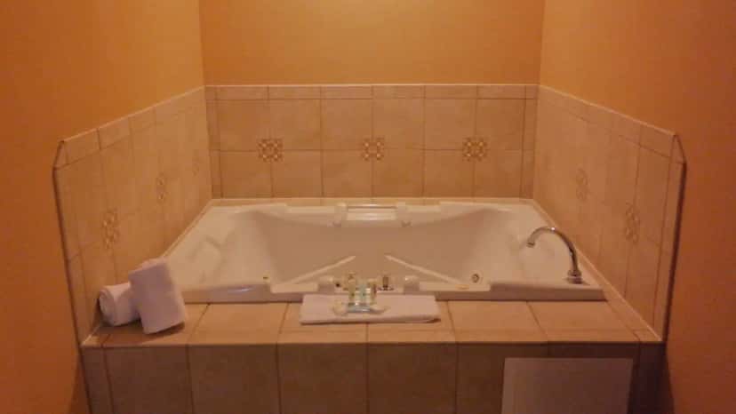 In-room hot tub at Quality Inn & Suites Loveland in Loveland, CO