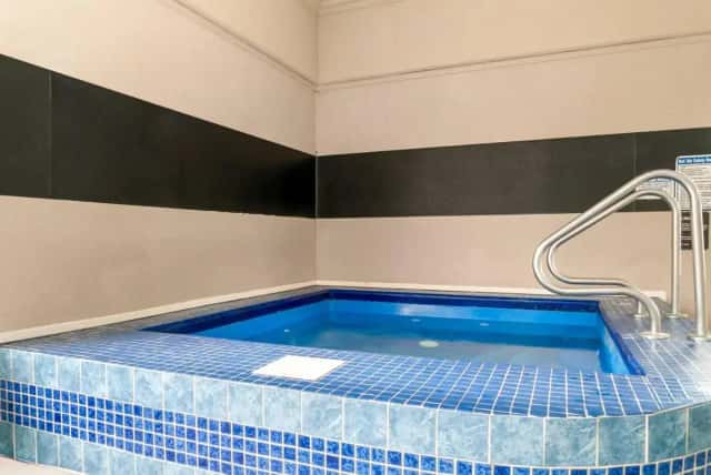 Private in-room hot tub at Quality Inn & Suites