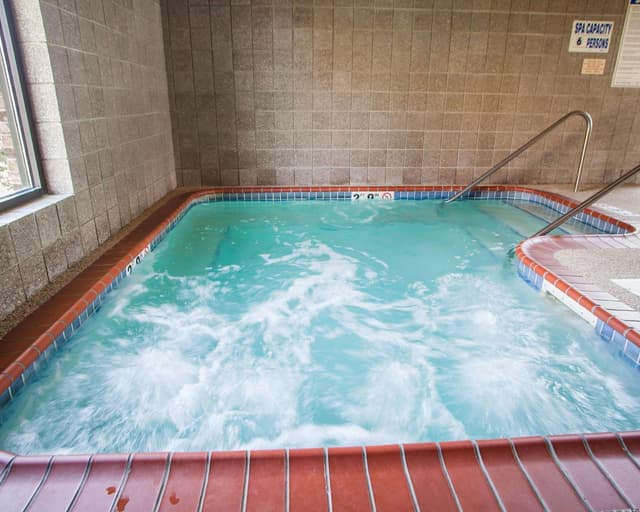 Shared indoor hot tub