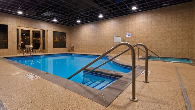 Shared indoor hot tub
