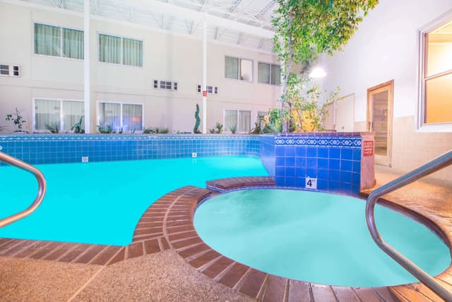 Shared indoor hot tub