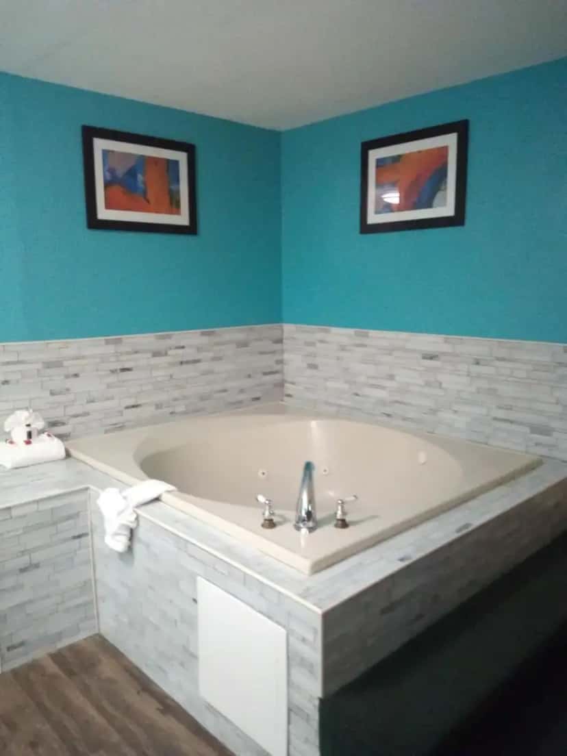 In-room hot tub at Ramada by Wyndham Groton Mystic in Niantic, CT