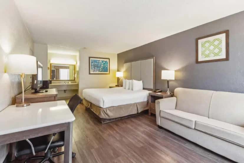 In-room hot tub at Ramada by Wyndham Houma in Houma, LA