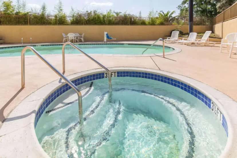 In-room hot tub at Ramada by Wyndham Ontario in Ontario, CA