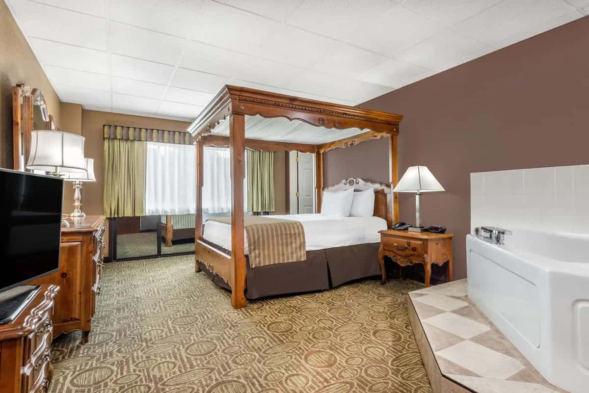 Private in-room jacuzzi tub at Ramada by Wyndham Paintsville Hotel & Conference Center