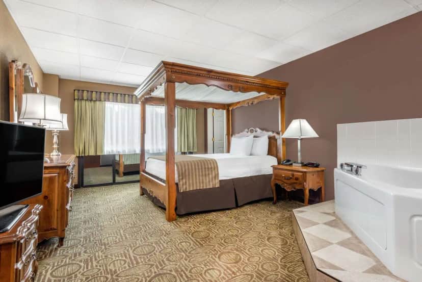 Private in-room jacuzzi tub at Ramada by Wyndham Paintsville Hotel & Conference Center